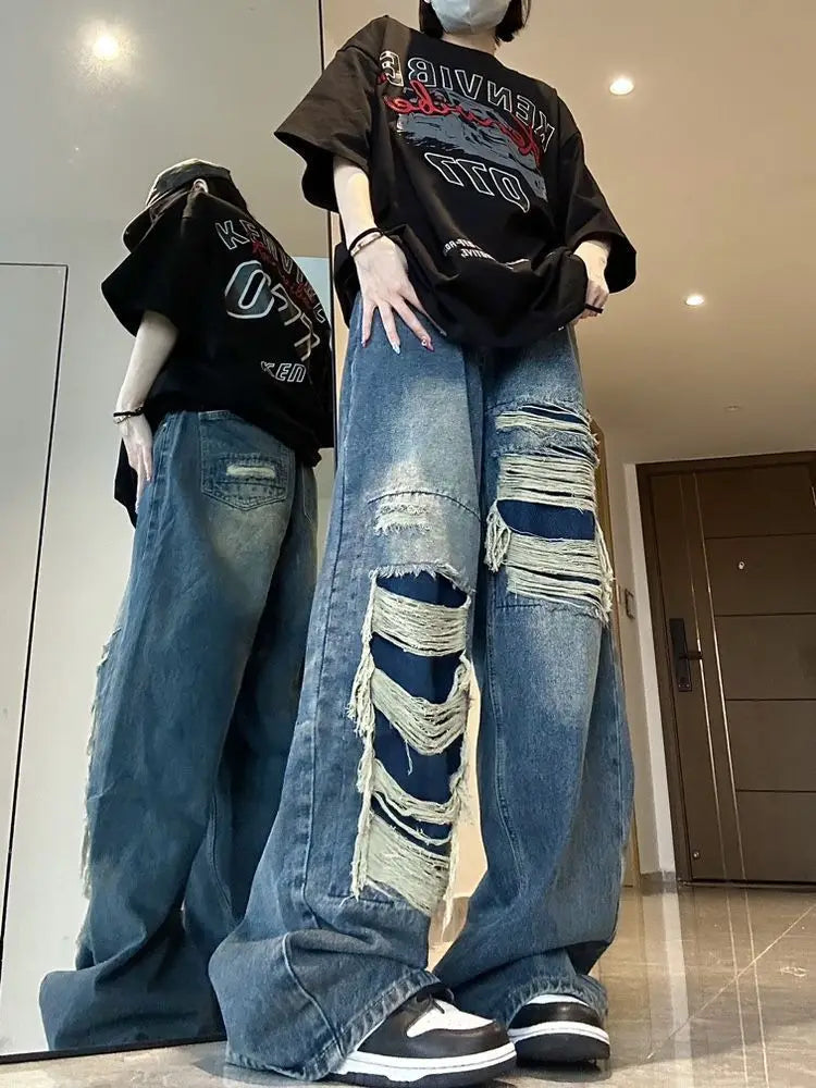 Baggy Ripped Jeans